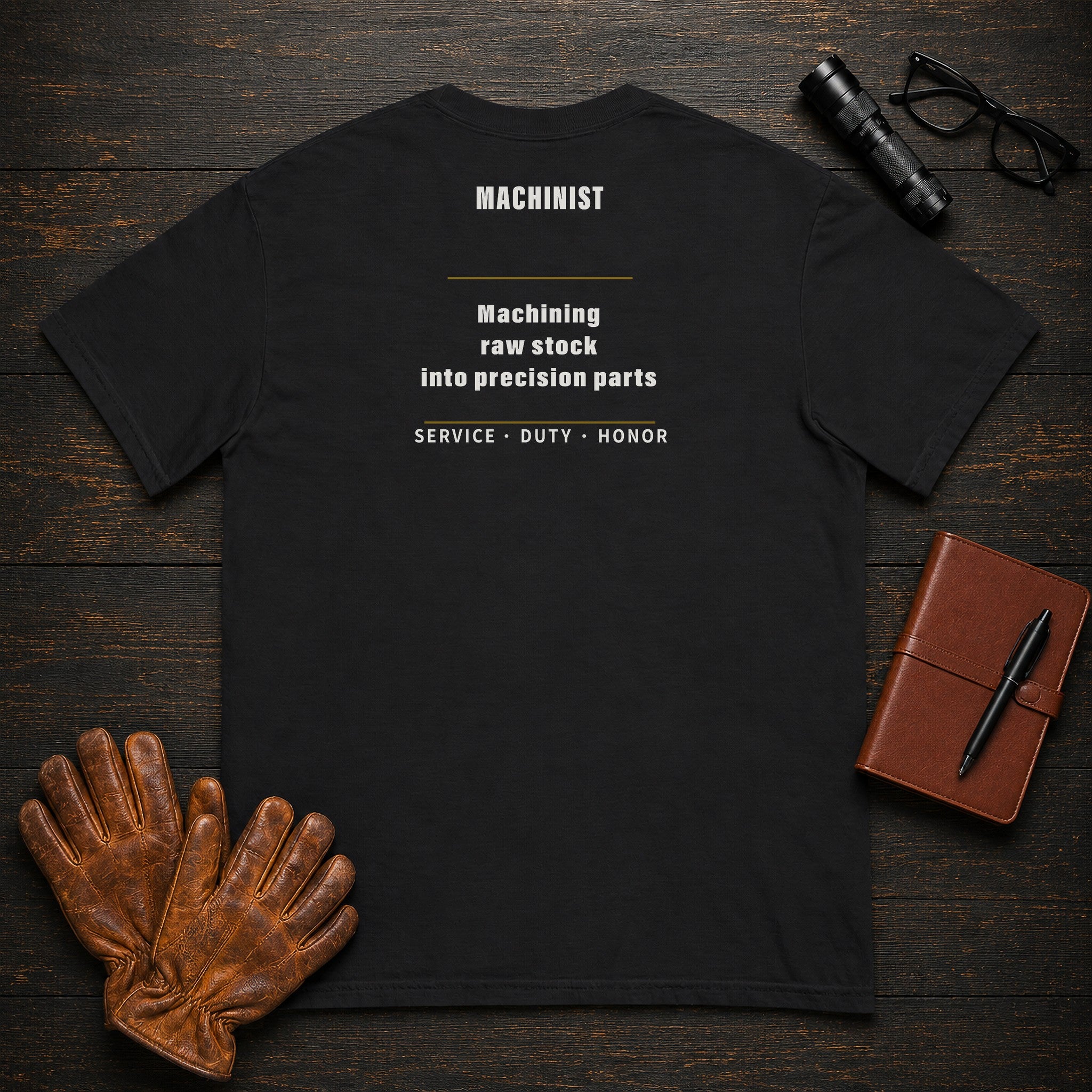 Machinist T-Shirt in Black — Americas Cornerstones