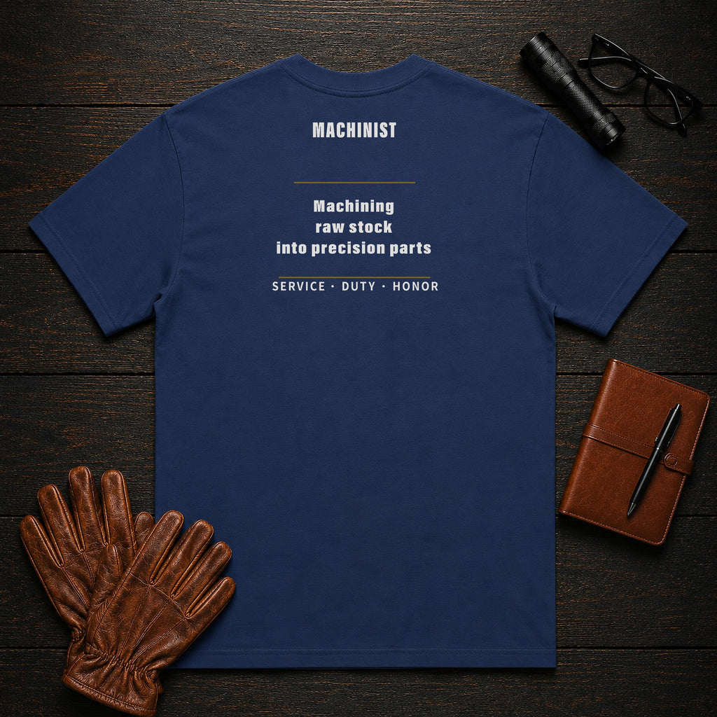 Machinist T-Shirt in True Navy — Americas Cornerstones