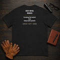 Sheet Metal Worker T-Shirt in Black — Americas Cornerstones