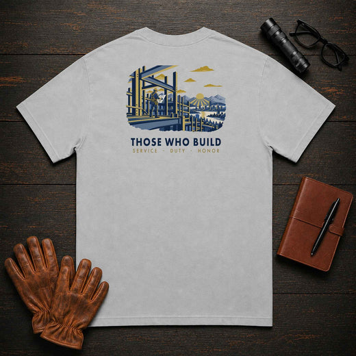 Those Who Build | Building What Lasts | Standard Back Print
