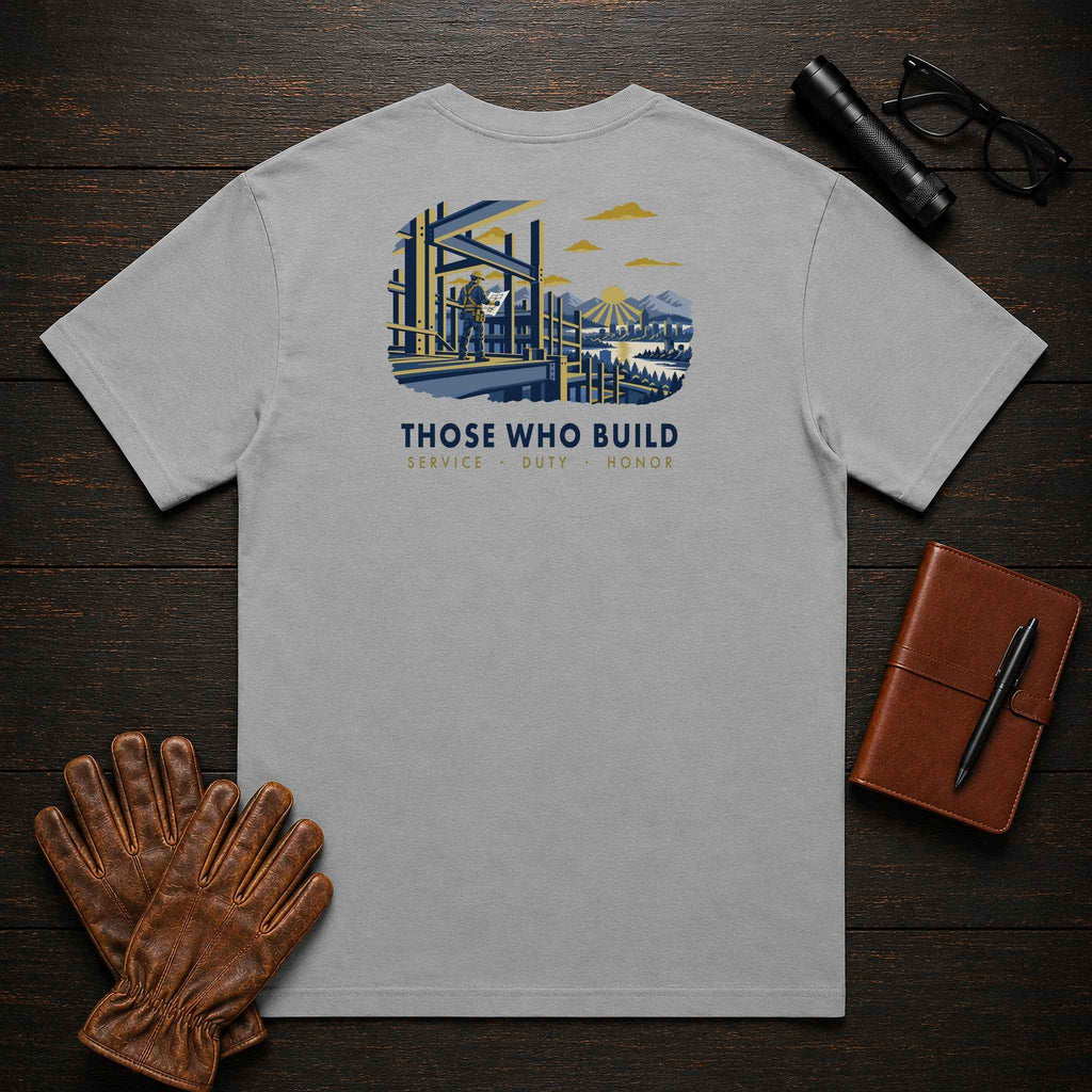 Those Who Build — Building What Lasts — Standard Back Print