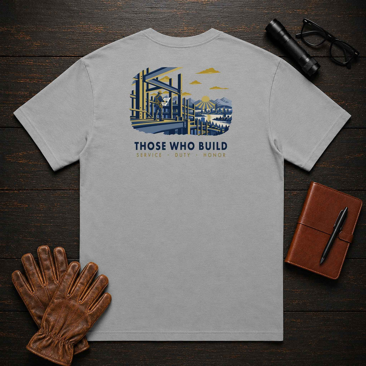Those Who Build — Building What Lasts — Standard Back Print