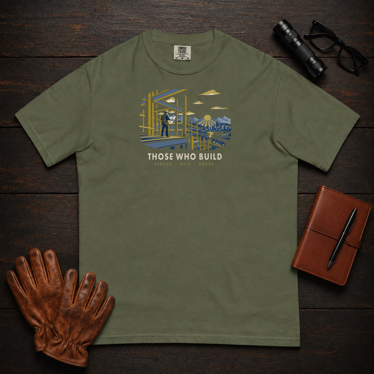 Those Who Build — Building What Lasts — Standard Front — Hemp