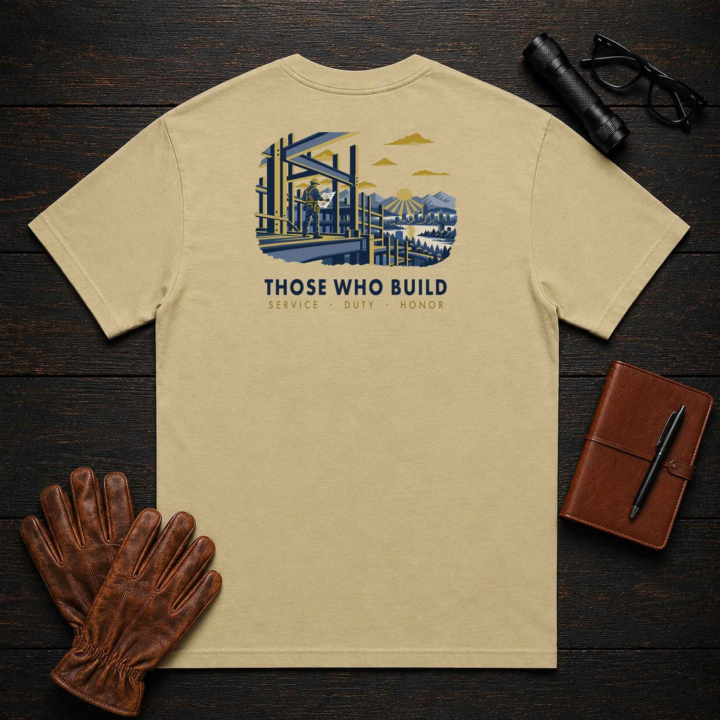 Those Who Build — Building What Lasts — Standard Back Print