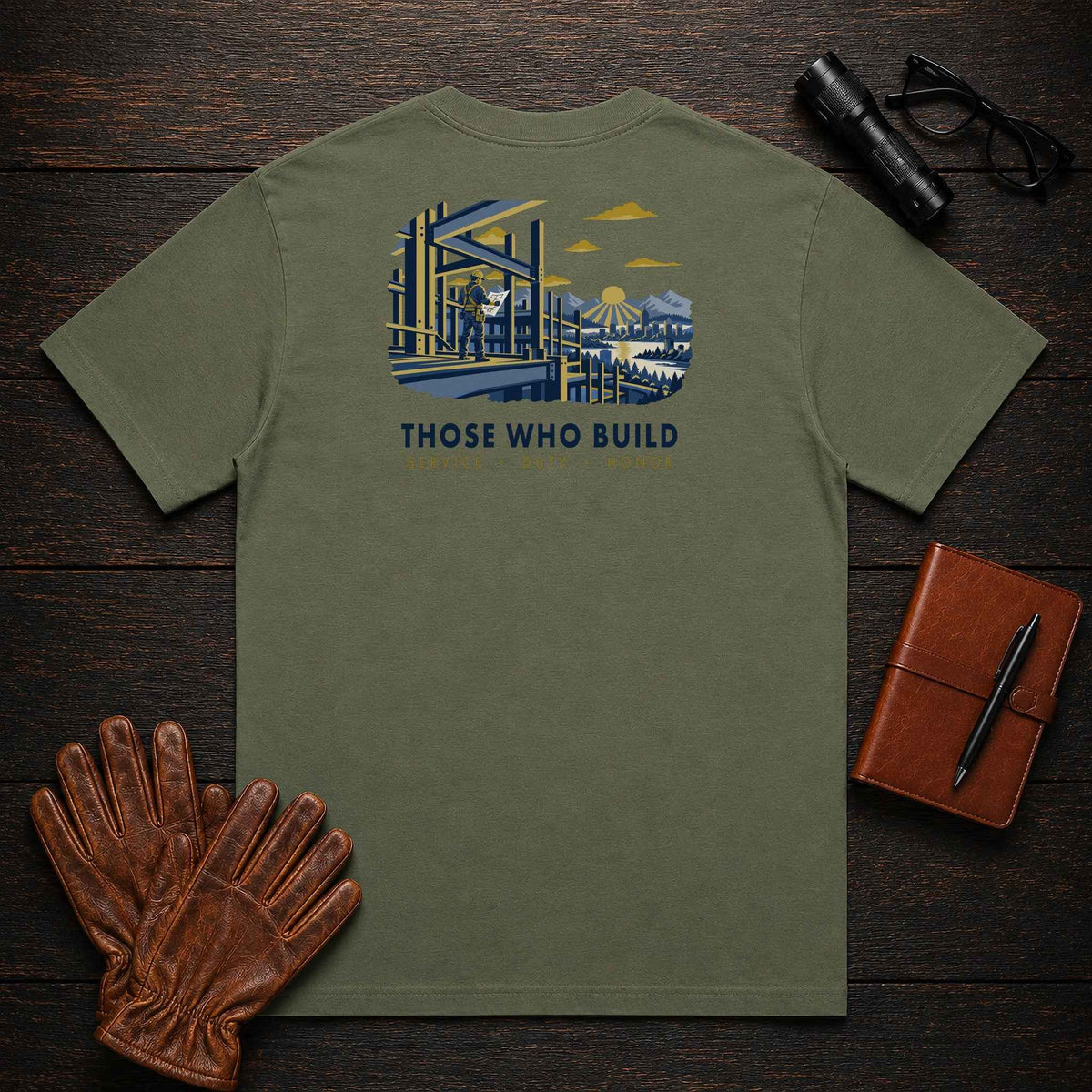 Those Who Build — Building What Lasts — Standard Back Print