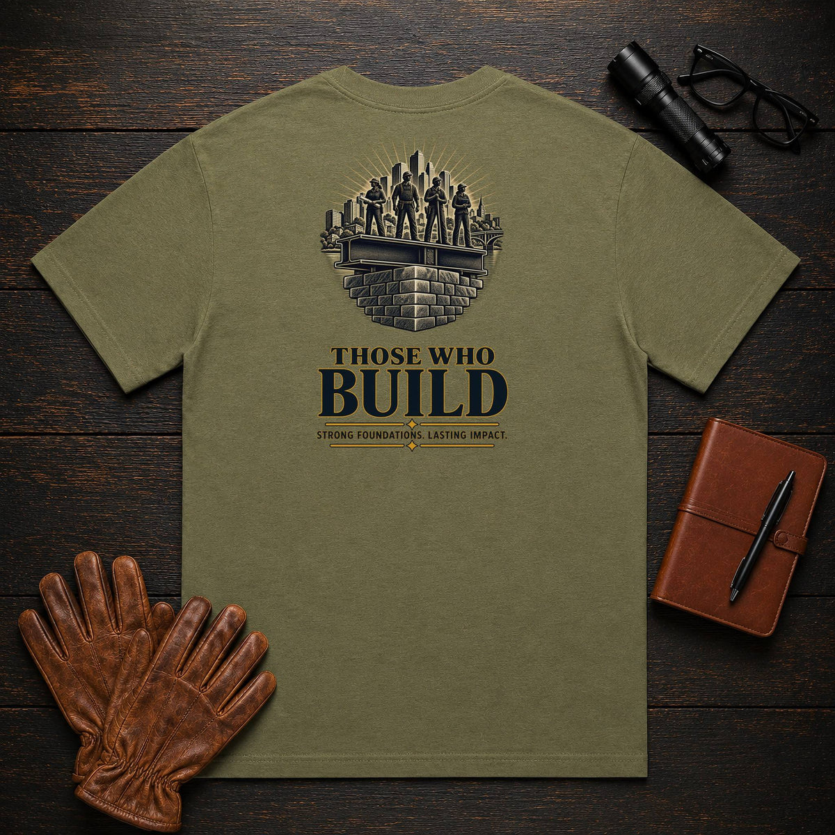 Those Who Build t-shirt in Hemp