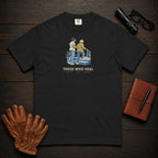 Those Who Heal: Steady Steps front print t-shirt in Black