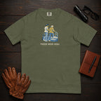 Those Who Heal: Steady Steps front print t-shirt in Hemp