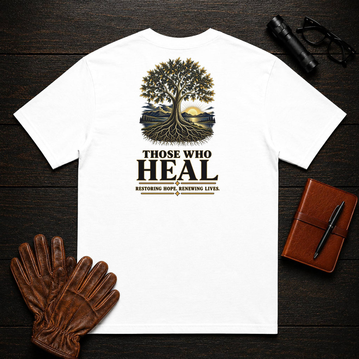 Those Who Heal t-shirt in White