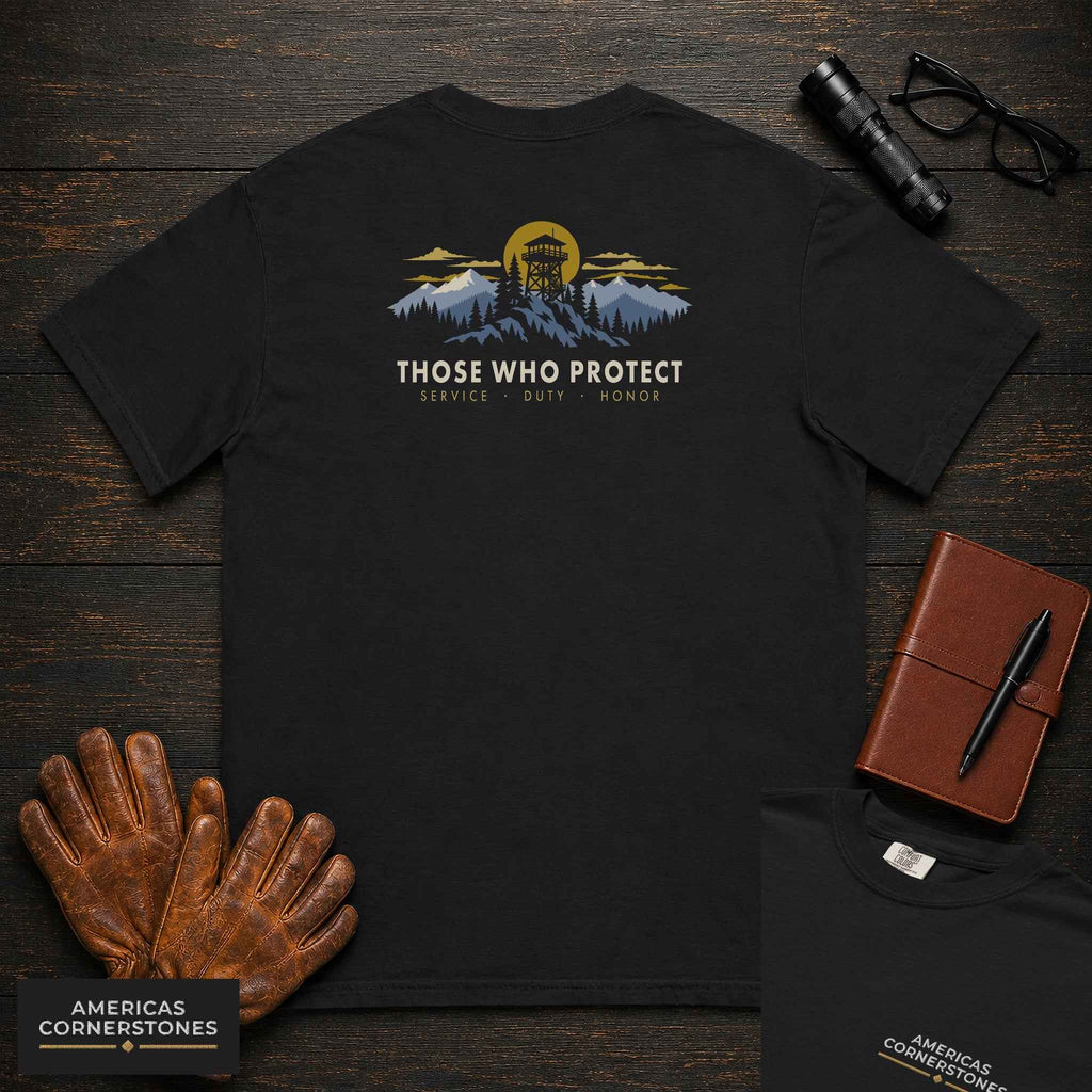 Those Who Protect — Fire Watch — Statement Embroidered Front + Back Print