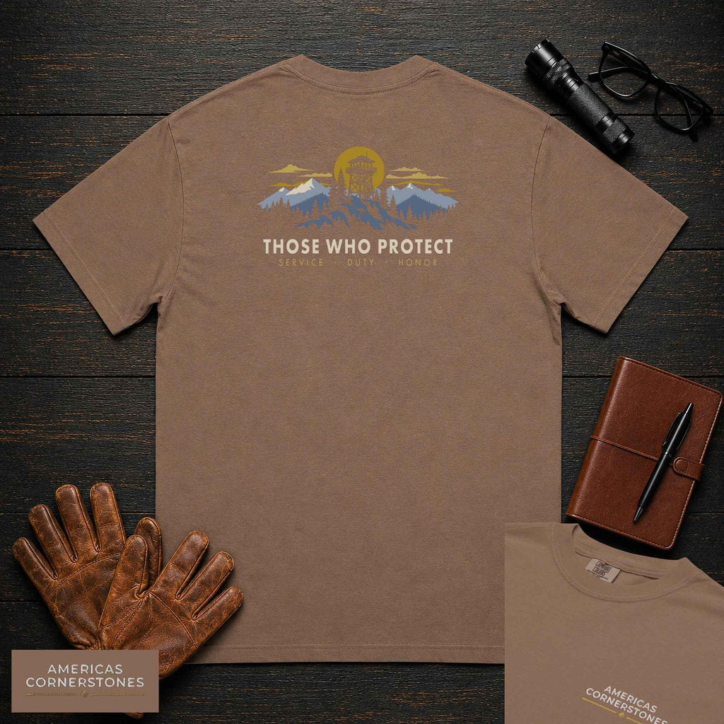 Those Who Protect — Fire Watch — Statement Embroidered Front + Back Print