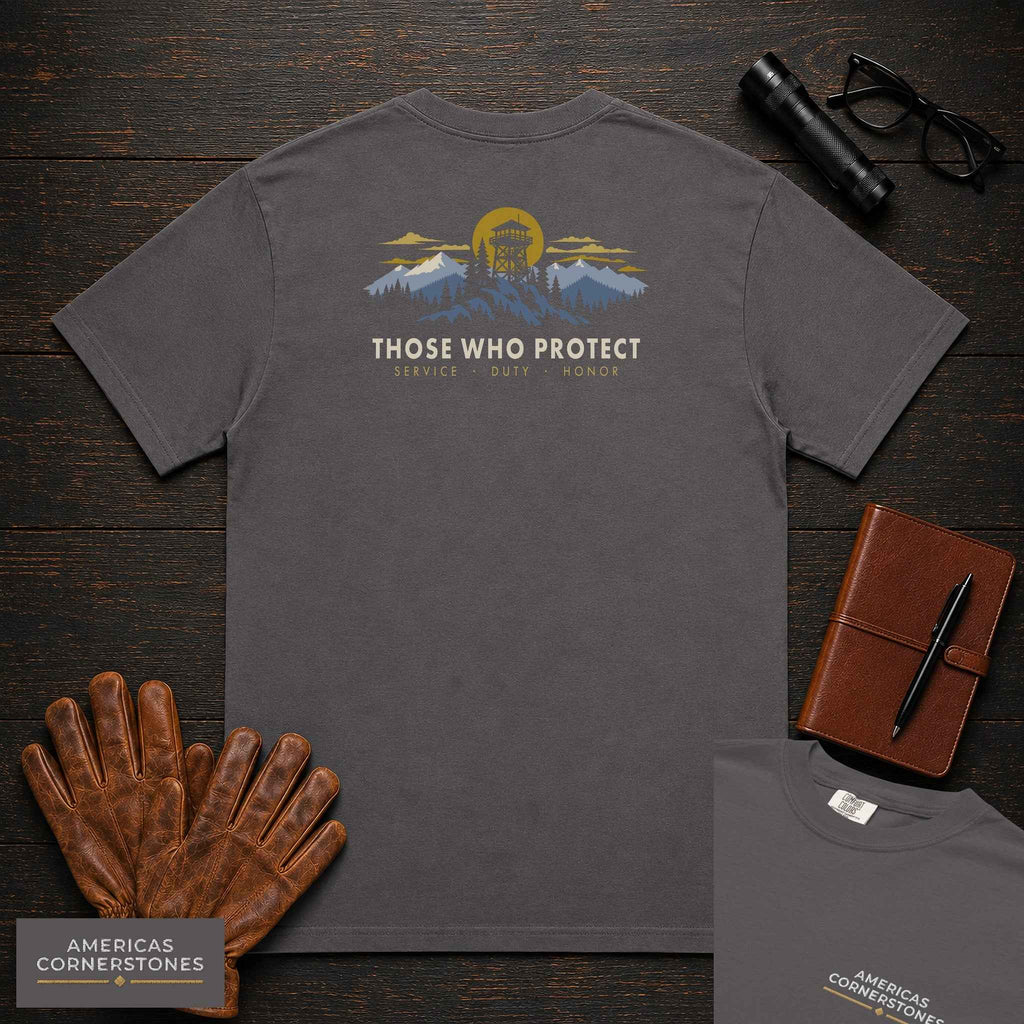 Those Who Protect — Fire Watch — Statement Embroidered Front + Back Print