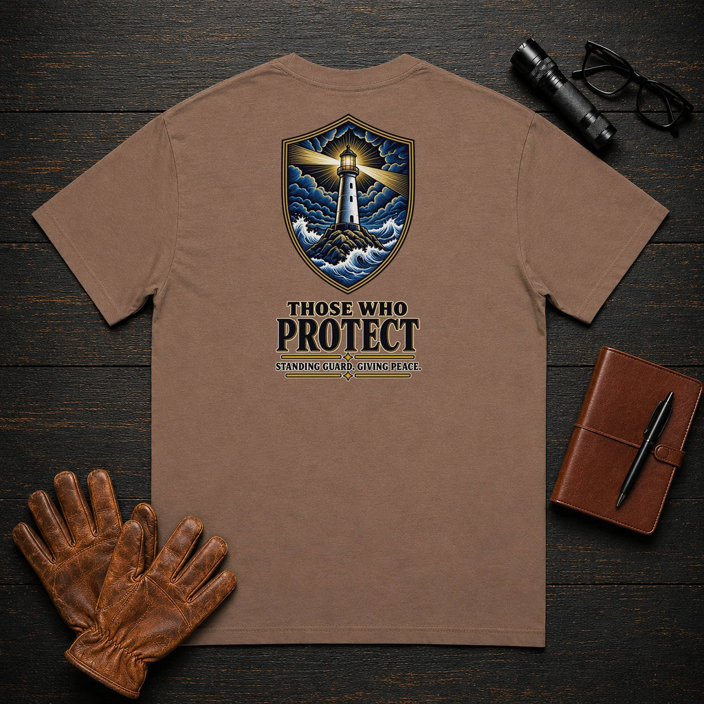 Those Who Protect t-shirt in Espresso