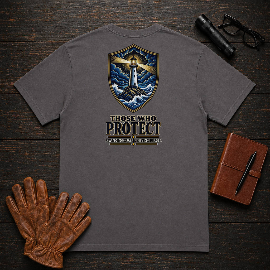 Those Who Protect t-shirt in Graphite