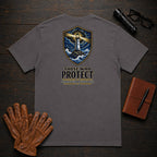 Those Who Protect t-shirt in Graphite