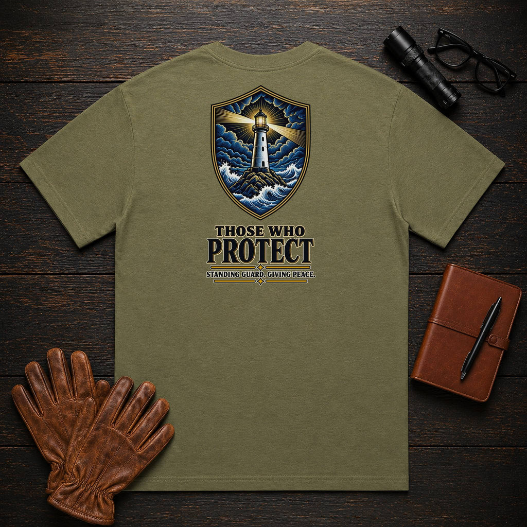 Those Who Protect t-shirt in Hemp