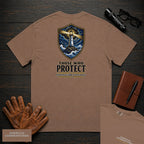 Those Who Protect embroidered t-shirt in Espresso