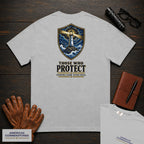 Those Who Protect embroidered t-shirt in Granite