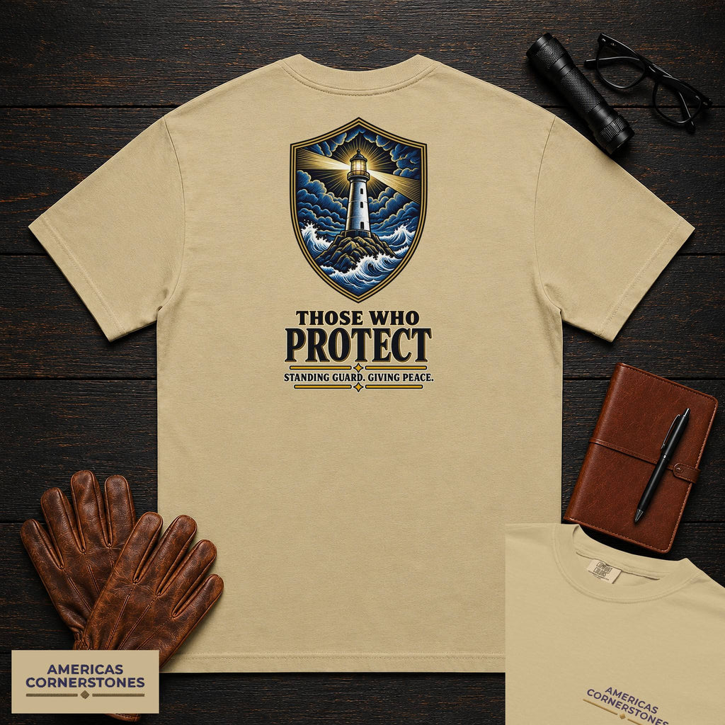 Those Who Protect embroidered t-shirt in Khaki