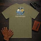 Those Who Serve: Side by Side back print t-shirt in Hemp