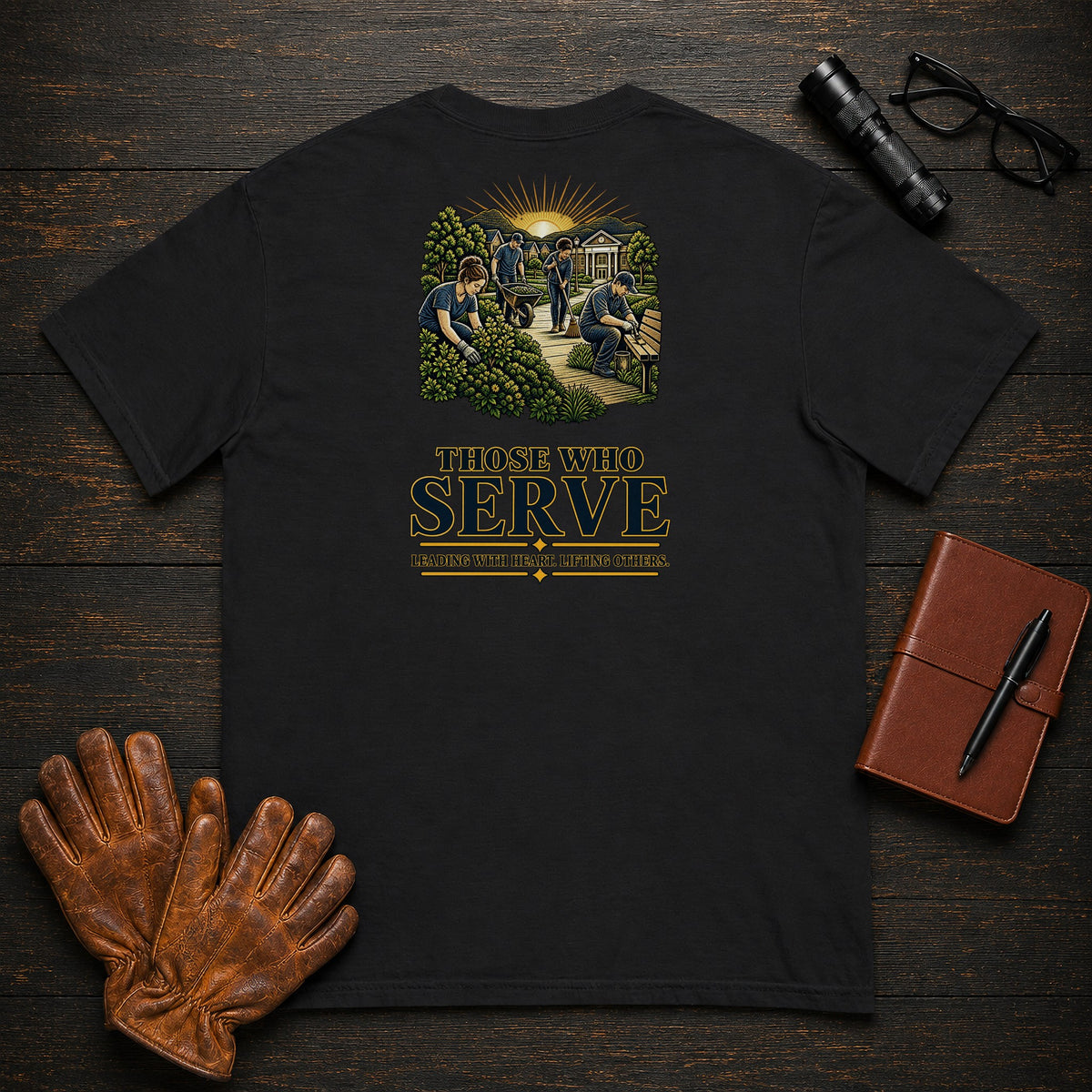 Those Who Serve t-shirt in Black
