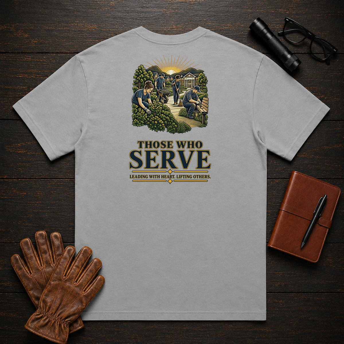 Those Who Serve t-shirt in Grey