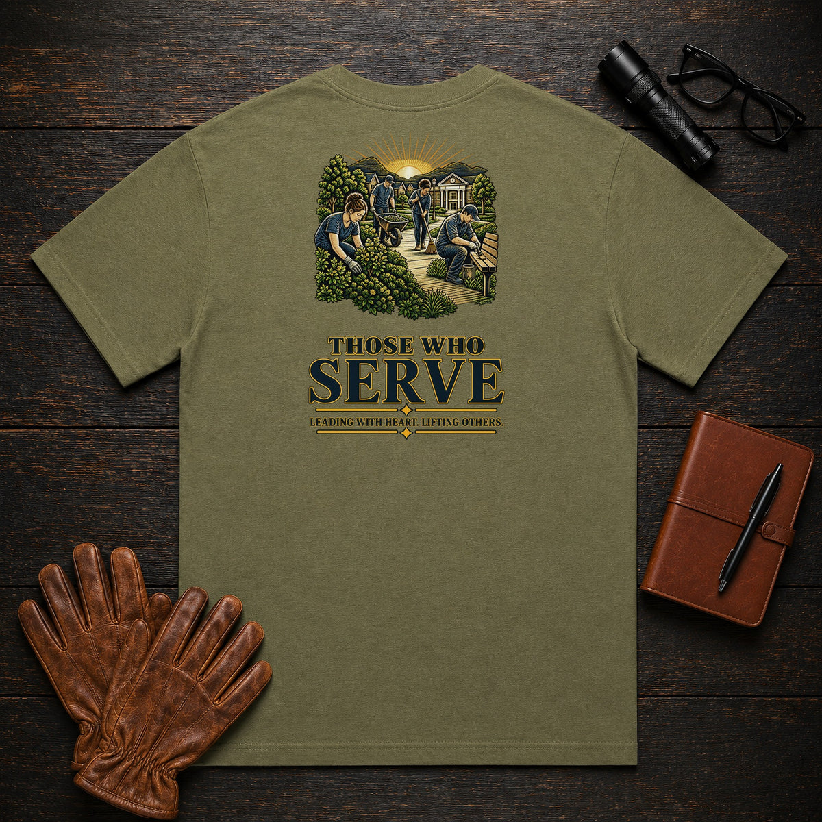 Those Who Serve t-shirt in Hemp