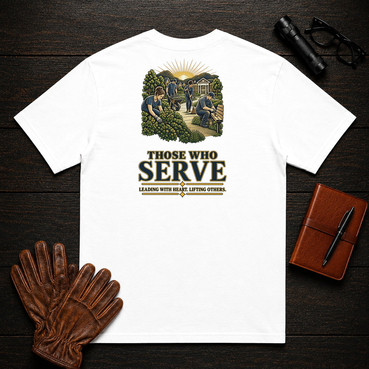 Those Who Serve t-shirt in White