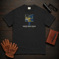 Those Who Teach: First Light front print t-shirt in Black