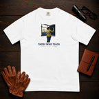 Those Who Teach: First Light front print t-shirt in White