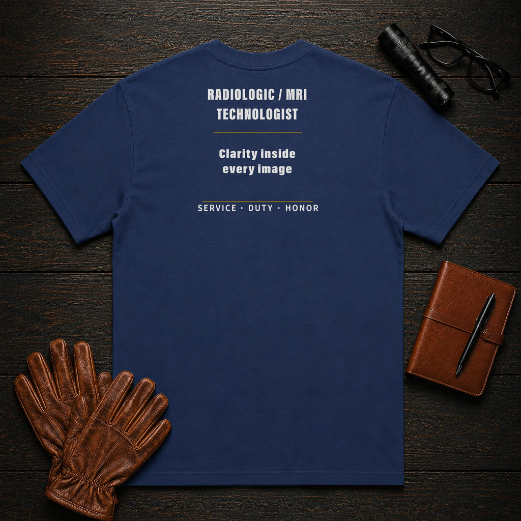Radiologic Mri Technologist T-Shirt in True Navy — Americas Cornerstones