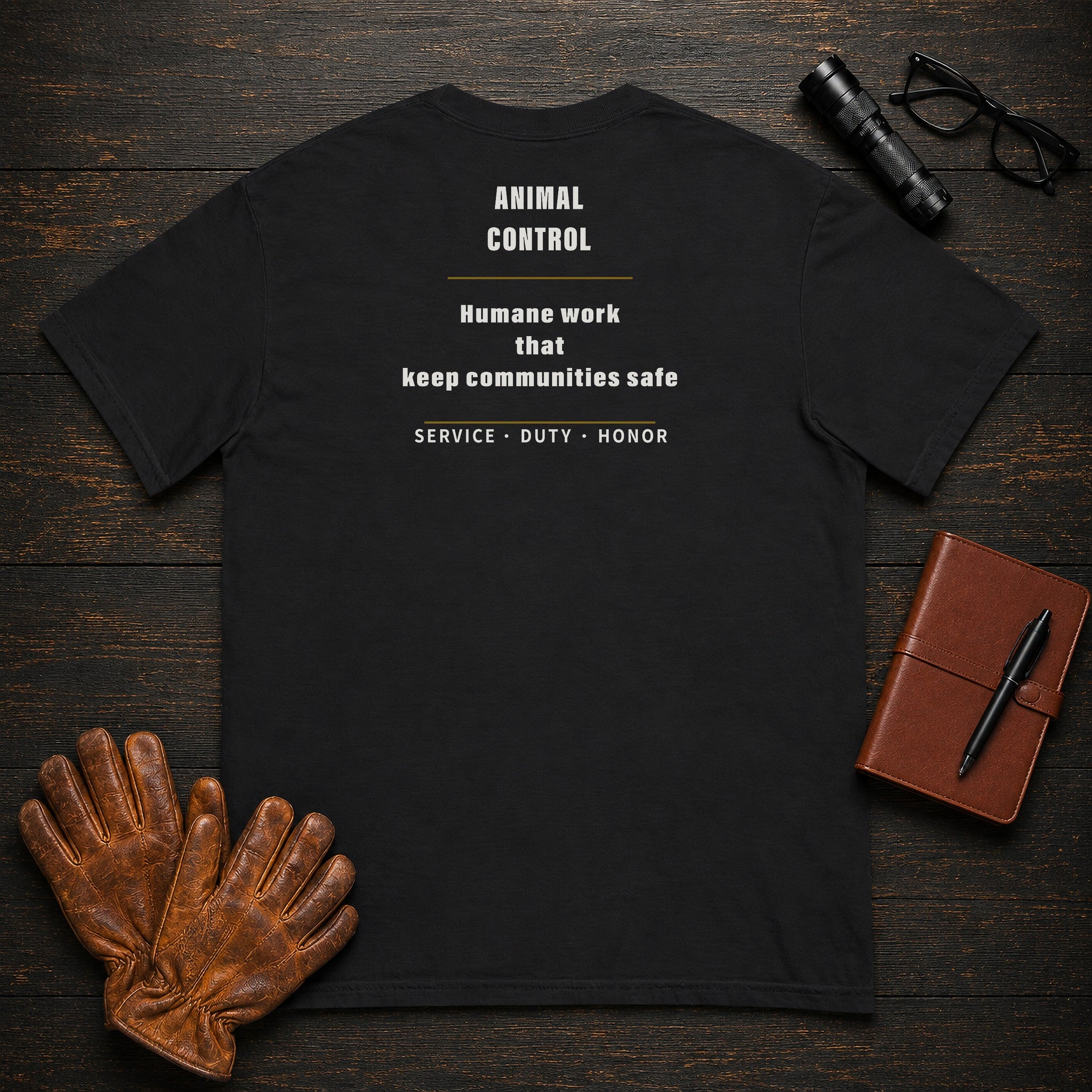 Animal Control T-Shirt in Black — Americas Cornerstones