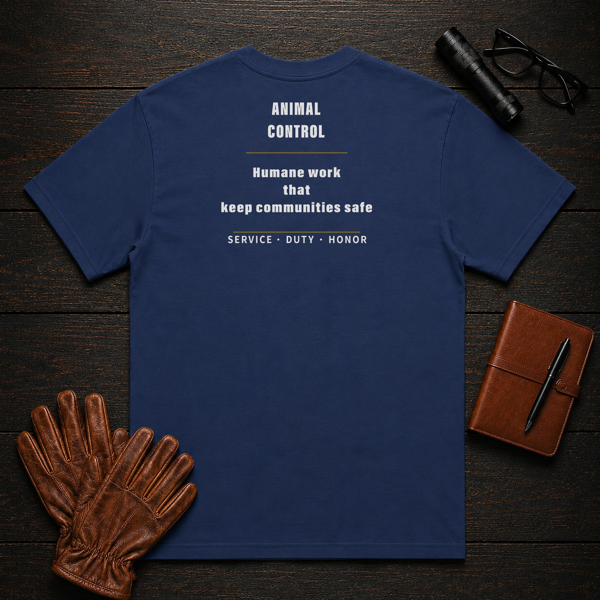 Animal Control T-Shirt in True Navy — Americas Cornerstones
