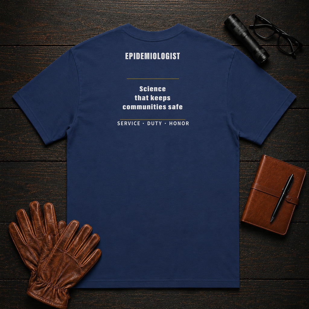 Epidemiologist T-Shirt in True Navy — Americas Cornerstones