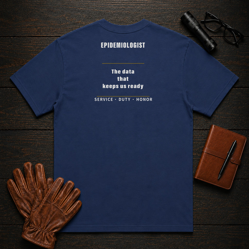 Epidemiologist T-Shirt in True Navy — Americas Cornerstones