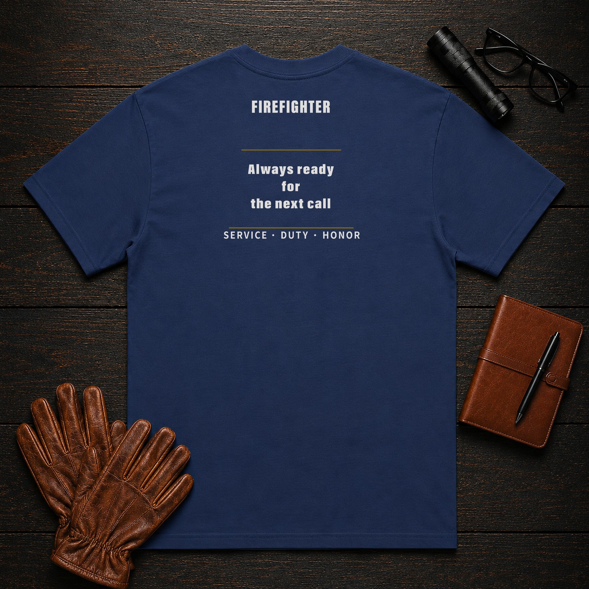 Firefighter T-Shirt in True Navy — Americas Cornerstones
