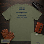 Forest Fire Prevention Specialist embroidered t-shirt in Moss