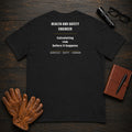 Health and Safety Engineer T-Shirt in Black — Americas Cornerstones