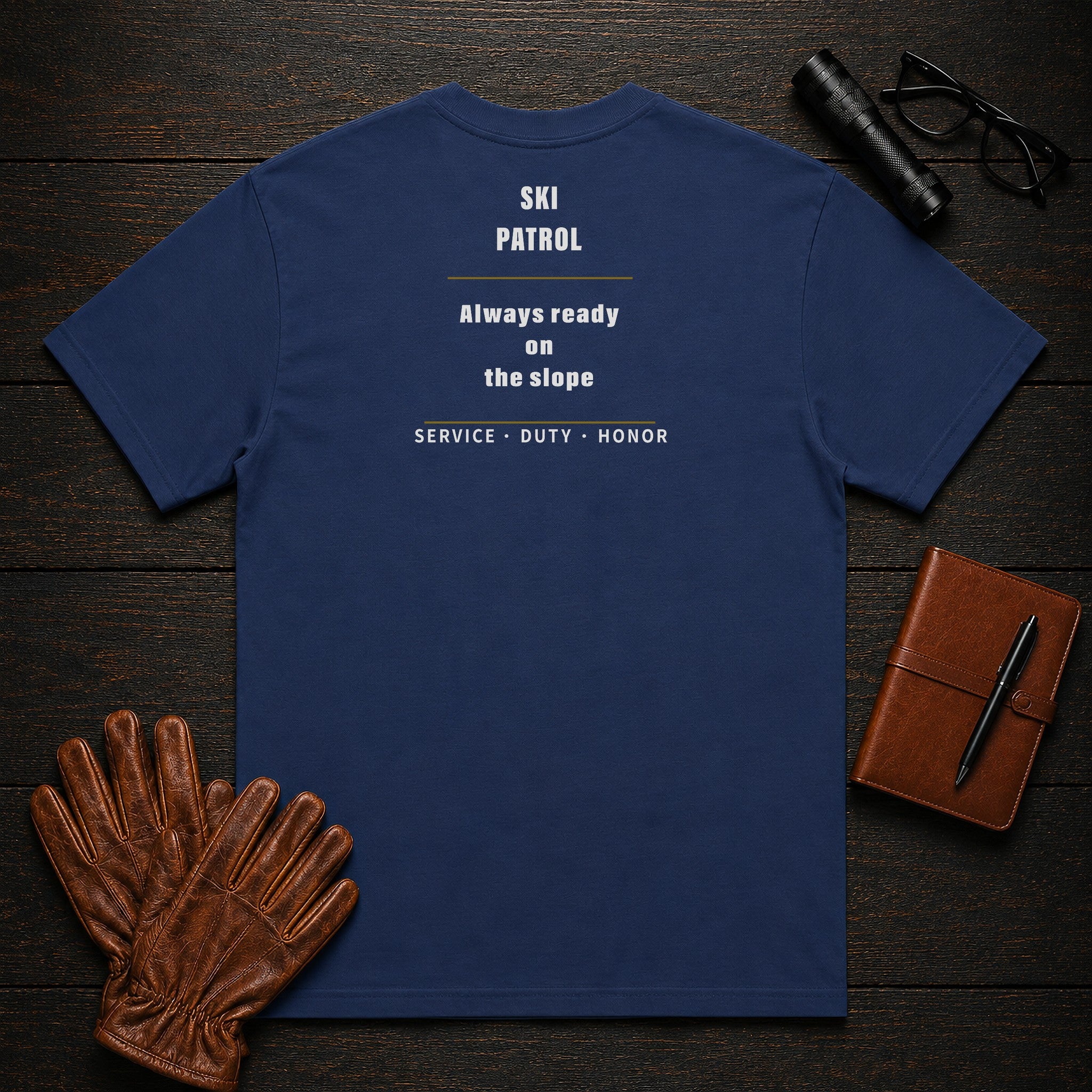 Ski Patrol T-Shirt in True Navy — Americas Cornerstones