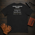 Airframe Powerplant Mechanic T-Shirt in Black — Americas Cornerstones