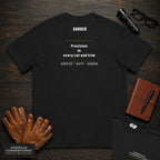 Barber embroidered t-shirt in Black