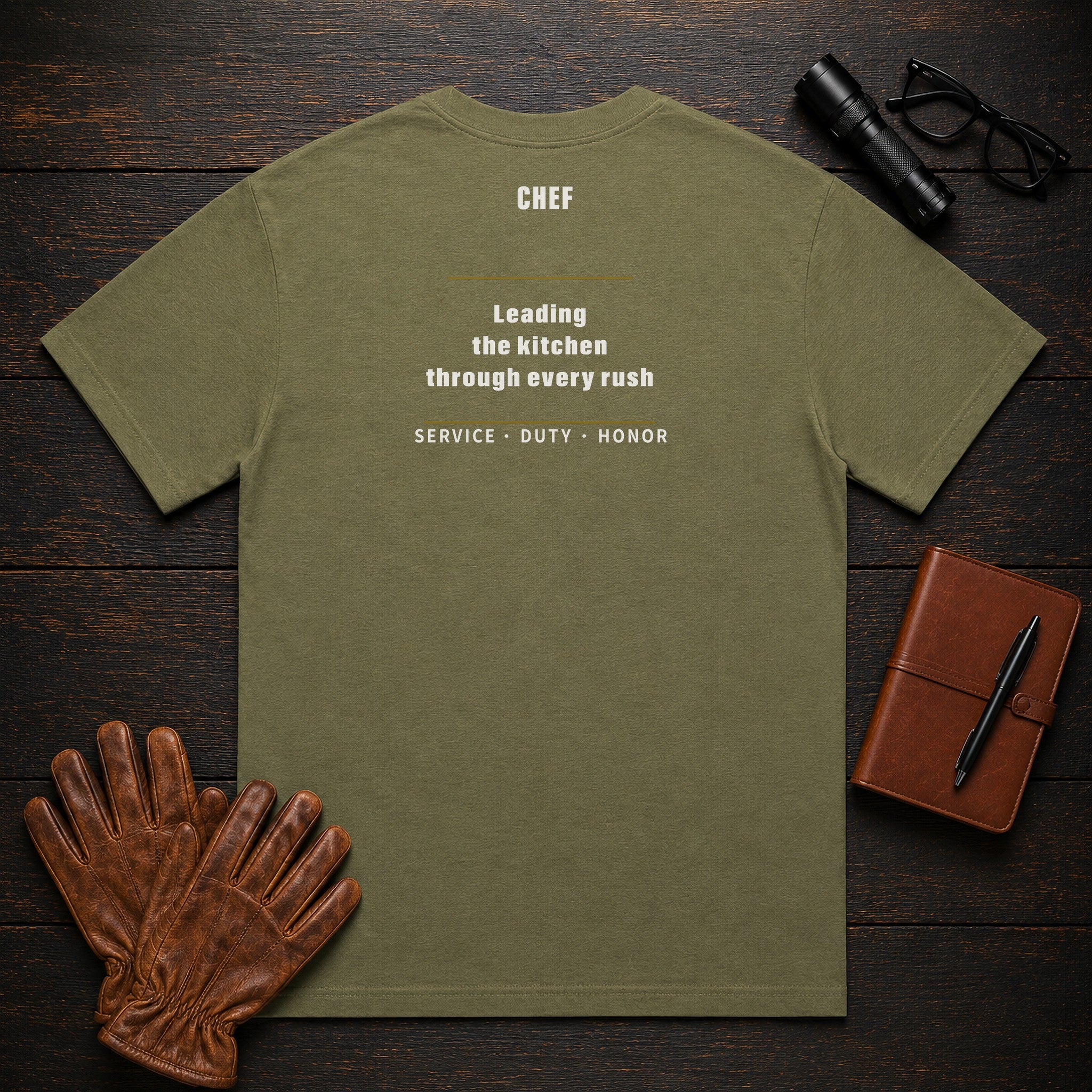 Chef T-Shirt in Hemp — Americas Cornerstones