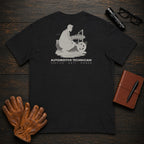 Automotive Technician t-shirt in Black, Brake Inspection (Male)