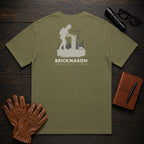 Brickmason t-shirt in Hemp, Checking Level (Female)
