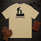 Brickmason t-shirt in Khaki, Checking Level (Female)
