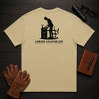 Career Counselor t-shirt in Khaki, Filing records (Male)