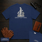 Community Health Worker embroidered t-shirt in True Navy, Community Table (Female)