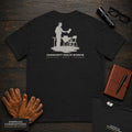 Community Health Worker embroidered t-shirt in Black, Community Table (Male)