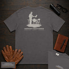 Community Health Worker embroidered t-shirt in Graphite, Community Table (Male)