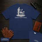 Community Health Worker embroidered t-shirt in True Navy, Community Table (Male)